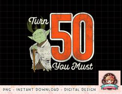 Star Wars Yoda 50th Birthday png