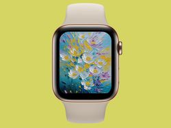 Aesthetic Apple Watch Face Flowers on Canva Apple Watch Wallpaper Floral, Apple Watch Wallpaper Beige, Aesthetic Appl
