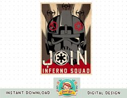 Star Wars Battlefront II Join Inferno Squad Poster png