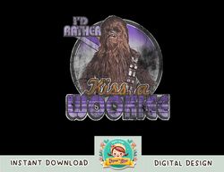 Star Wars Chewbacca Kiss A Wookiee Graphic png