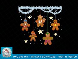 Marvel Avengers Gingerbread Cookie Ornaments Holiday T-Shirt copy PNG Sublimate