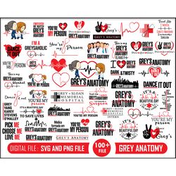 Greys Anatomy svg, You are my person svg, Save lives svg, It's a Beautiful Day svg, Grey's Anatomy Tv Show Svg, Cut file