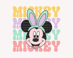 Mouse Easter Ear Svg, Easter Day Svg, Easter Egg Svg, Mouse And Friends, Mouse Bunny Ear , Family trip, Mouse Easter Day