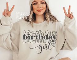 Birthday Girl SVG PNG PDF, Birthday Princess Svg, Birthday Svg, Happy Birthday Svg, Birthday Shirt Svg, It's My Birthday