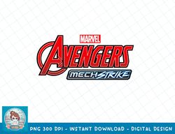 Marvel Avengers Mech Strike Text Stack Logo T-Shirt copy PNG Sublimate