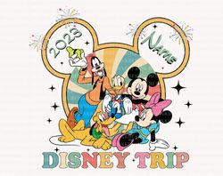 World Trip 2023 Svg, Mouse And Friends Svg, Magical Kingdom Svg, Family Vacation Svg, Family Trip Shirt Svg, Vacay Mode