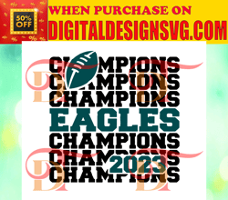 Champions Philadel-phia Eag-les Svg, Super Bowl N-F-L svg, Super Bowl Svg