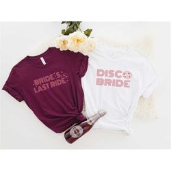 Disco Bride Bride's Last Disco Ride,Bachelorette Shirts, Last Disco Bachelorette Party, Cowgirl Bachelorette Shirts, 90s