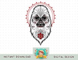 Star Wars Day Of The Dead Chewbacca Portrait png