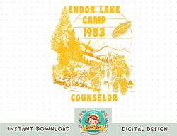 Star Wars Ewok Endor Lake '83 Camp Counselor Graphic png