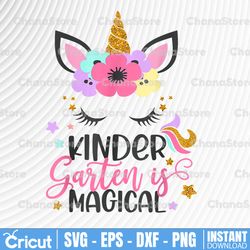 Kindergarten Is Magical PNG, Kindergarten PNG, Unicorn PNG,