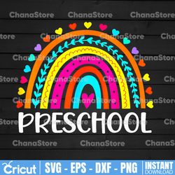 Preschool Rainbow png, First Day Of Preschool png, Preschool Back To School png, Preschool Teacher png
