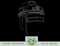 Star Wars R2-D2 Minimalist Style R2-D2 Portrait png