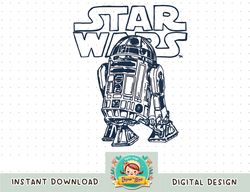 Star Wars R2-D2 Vintage Style Graphic png