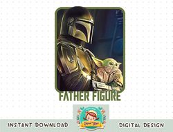 Star Wars The Mandalorian and the Child Father Figure png