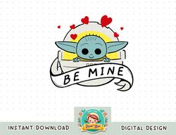 Star Wars The Mandalorian The Child Be Mine Valentine's Day png