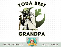 Star Wars Yoda Best Grandpa Rebel Logo png
