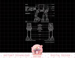 Star Wars ATAT Schematic Poster  png