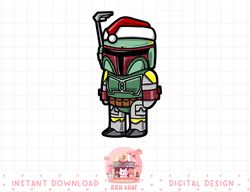 Star Wars Boba Fett Santa Hat Cartoon Christmas png