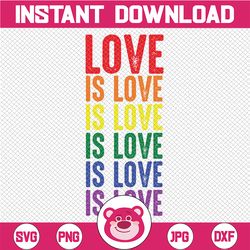 Love is Love PNG, Gay pride Love quote PNG LGBT gay love heart