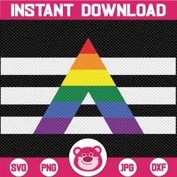 LGBTQ Flags SVG Pride Printable Cut Files, Cuttable Design , Clipart Cricut , Vector Cut File