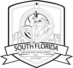 SOUTH FLORIDA badge Black white  cnc laser cutting, wood, metal engraving, Cricut file, cnc router file,