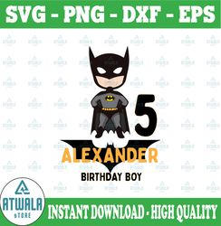 Personalized Name Batman Birthday Svg, Batman Birthday Svg, Family Matching Batman, Batman Birthday Svg Family Custom Ag