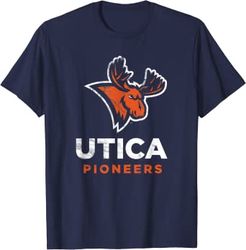 Utica University Pioneers Distressed Primary T-Shirt