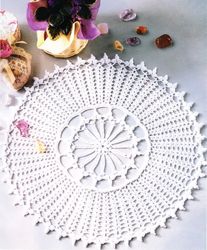 Crochet Doily Pattern - Crochet diagram Charmer - Decor, Fine art crochet - Vintage pattern PDF Instant download