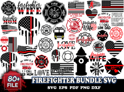 80 Files Firefighter Svg, Firefighter Bundle Svg, Trending Svg