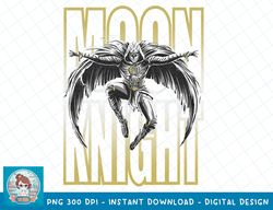 Marvel Moon Knight Action Jump Poster T-Shirt copy PNG Sublimate