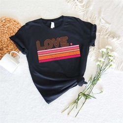 Love Shirt,Rainbow Love Flag Shirt,Gay Valentines Shirt,Funny Valentines Day,Proud Valentines Day,His And Hers Tshirt,Vi