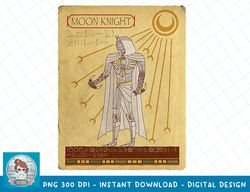 Marvel Moon Knight Ancient Egyptian Card T-Shirt copy PNG Sublimate