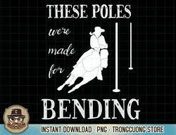 Pole Bending Western Horse Riding Event T-Shirt copy png sublimation