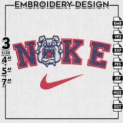 Nike Fresno State Bulldogs Embroidery Designs, NCAA Embroidery Files, Fresno State Bulldogs, Machine Embroidery Files