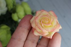 Mom's gift, rose , flower design, miniature, flower miniature, mom's day, spoon with decor, friend gift, dinnerware