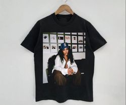 Sza Vintage Shirt, Sza New Bootleg 90s Black T-Shirt, Sza Photoshoot Shirt, Music RnB Singer Rapper Shirt, Gift For Fan
