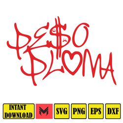 Peso Pluma SVG, Cutting File, Digital Clipart, Great for Viny Decals, Stickers, T-Shirts, Mugs & More! Signature