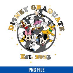 Disney Graduate 2023 Png, Disney Senior 2023 Png Digital File