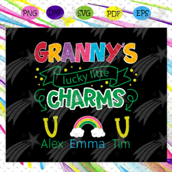 Granny svg, Grannys lucky charm svg,granny svg, granny, granny gift, granny birthday, granny life, lucky charms,happy mo