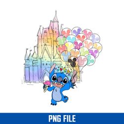 Dizni Stitch Watercolor Png, Disney Stitch Png, Disney Png Digital file