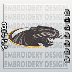 Milwaukee Panthers  Embroidery Designs, NCAA Logo Embroidery Files, NCAA Milwaukee, Machine Embroidery Pattern