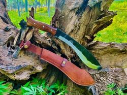 The Ultimate Hunting Companion: Personalized Bowie hunting Machete.