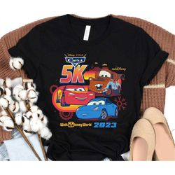 Disney Pixar Cars 5K Mcqueen Mater Shirt / runDisney Springtime Surprise Weekend T-shirt / Disney Marathon 2023 Tee / Di