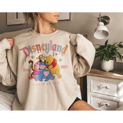 Winnie The Pooh Sweatshirt Crewneck, Disney Friends Sweatshirt, Pooh Shirt, Tigger Shirt, Pooh Friends Sweater, Family T