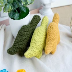 PDF Pattern, Crochet dinosaur pattern, Dino Nugget, Crochet Nugget, Crochet animals, Easy crochet pattern Cnicken Plush
