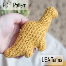 PDF Pattern, Dino Nugget, Crochet dinosaur pattern, Cnicken Plush, Crochet Nugget, Crochet animals, Easy crochet