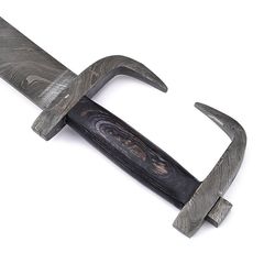 31 inches Custom Handmade King of Spartans Rage Damascus Steel sword with leather sheath by golden knives