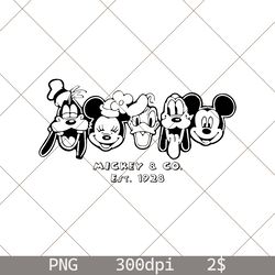 Disney Mickey & Co 1928 PNG, Mickey And Friends PNG, Disney Family Trip Png, Disney Friends, Disneyland & Disney World