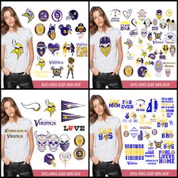 Minnesota Vikings Bundle Svg, Vikings Svg, Vikings logo svg